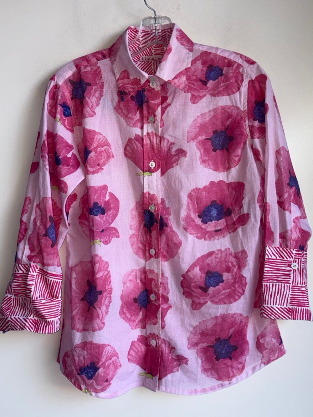 Tizzie Floral Blouse Sizse XS Pink